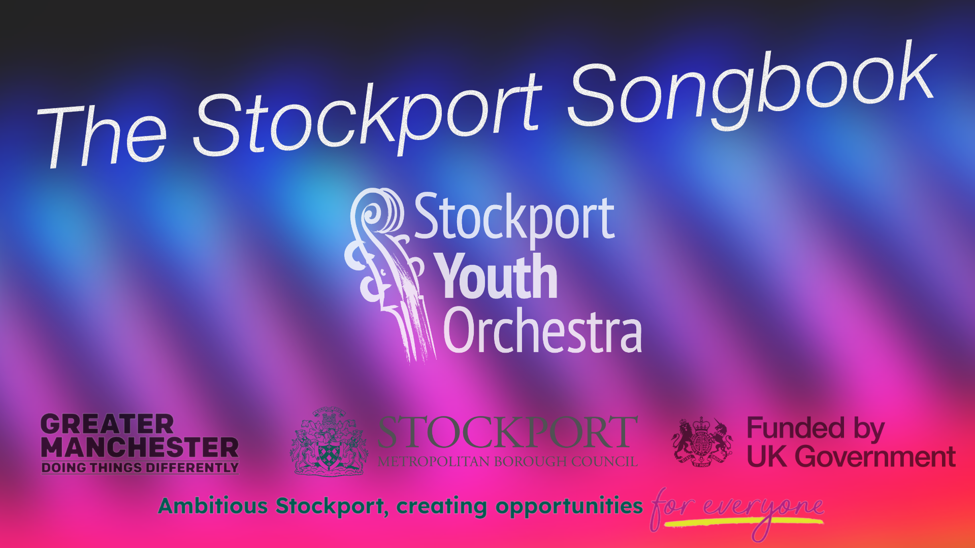Stockport Songbook Live! (Concert)